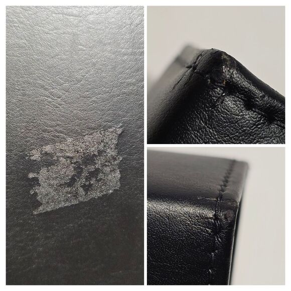 Franklin Covey / Quest 7-Ring Black Leather Day Planner Binder Vintage - Picture 8 of 10